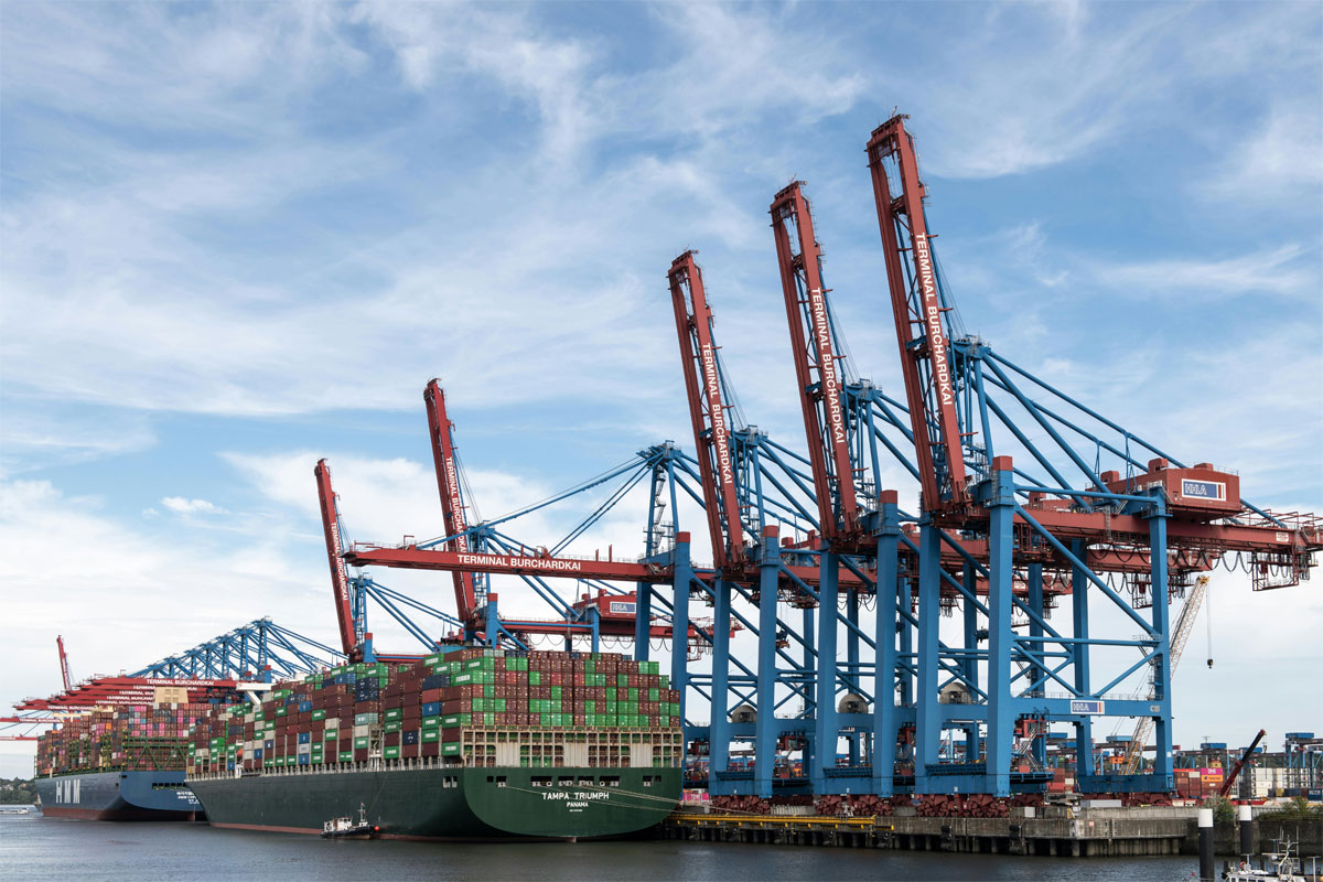 Cargo Ship at Port